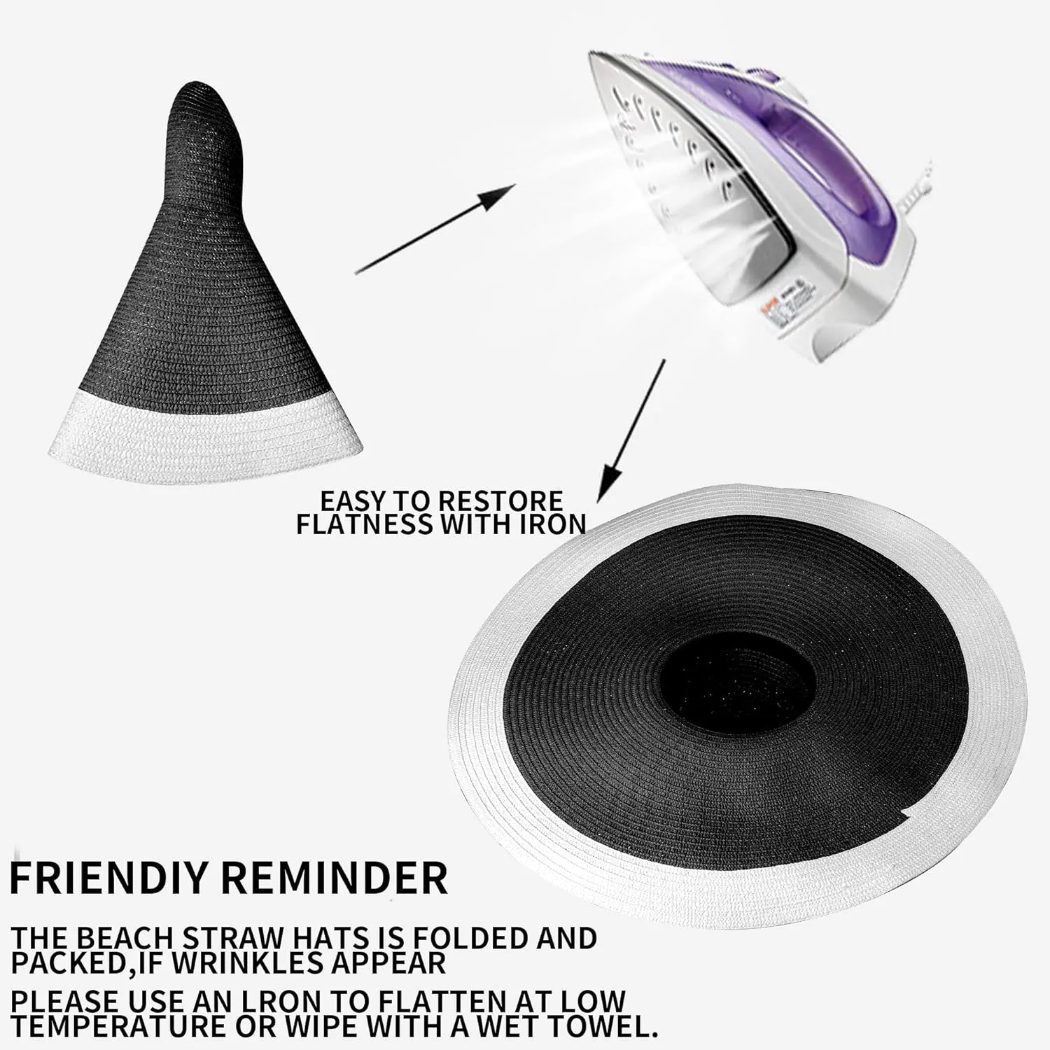 Oversized Beach Straw Hats for Women Extra Large Wide Brim Beach Hat Foldable Roll up Floppy Sun Hat Summer UV Protection
