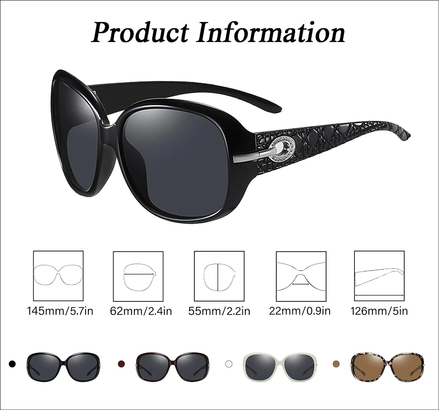 Polarized Sunglasses for Men and Womens UV400 Protection Sports Driving Fishing Glasses 3pack