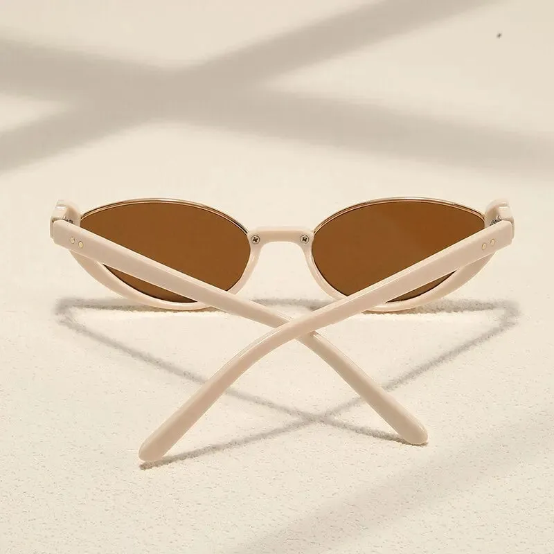 Pre Order:  Elegant Half Frame Sunglasses