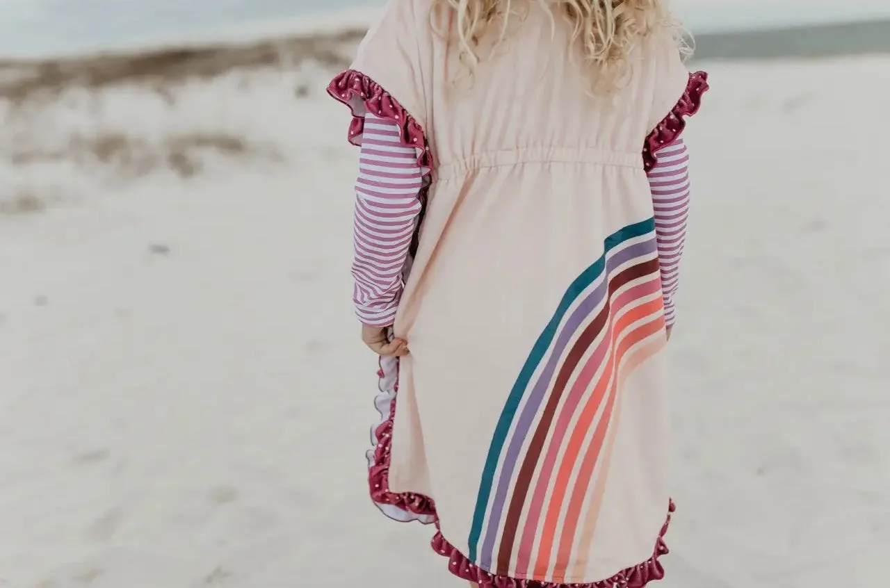 Rainbow Swim Cover Up