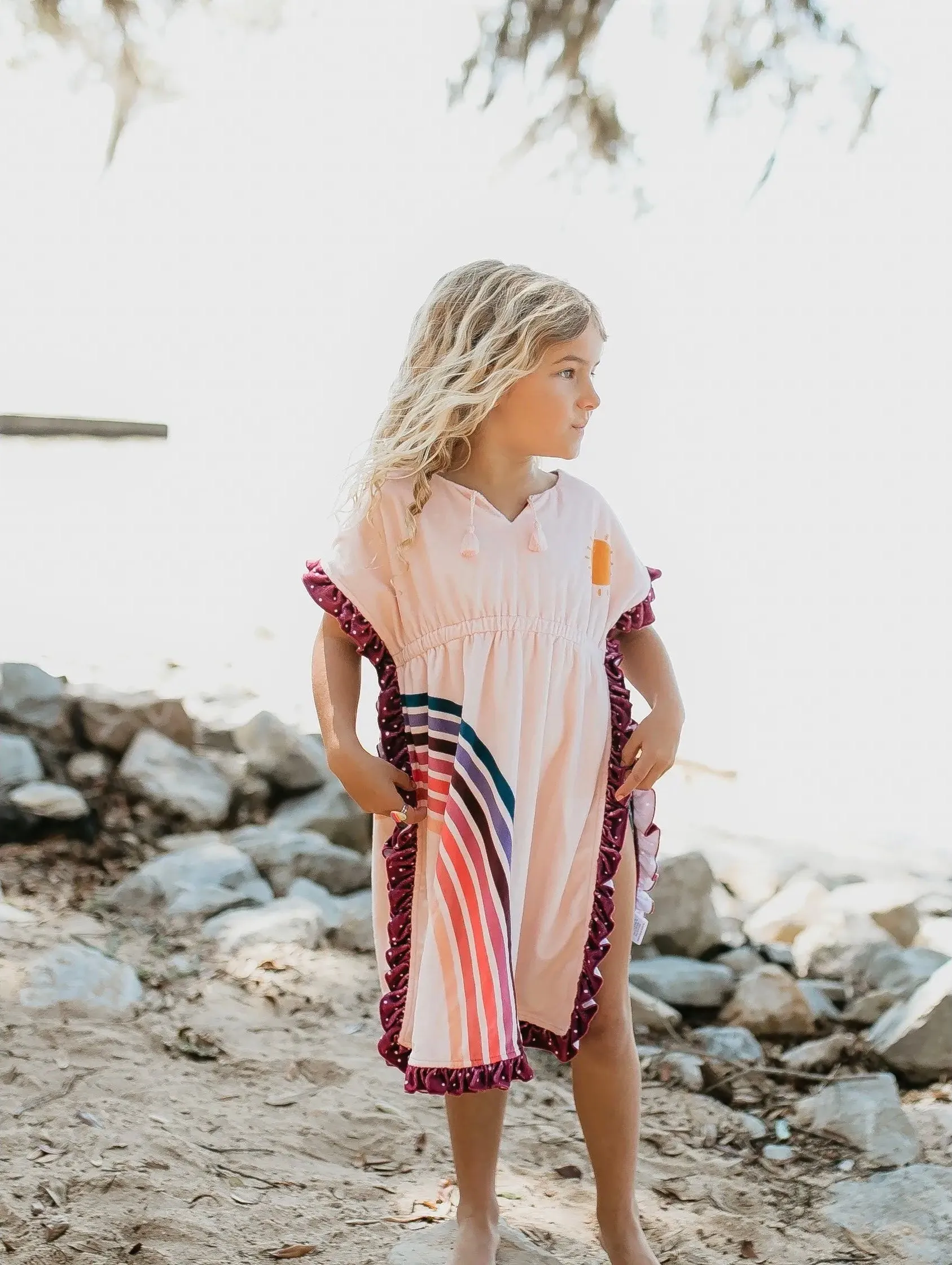 Rainbow Swim Cover Up