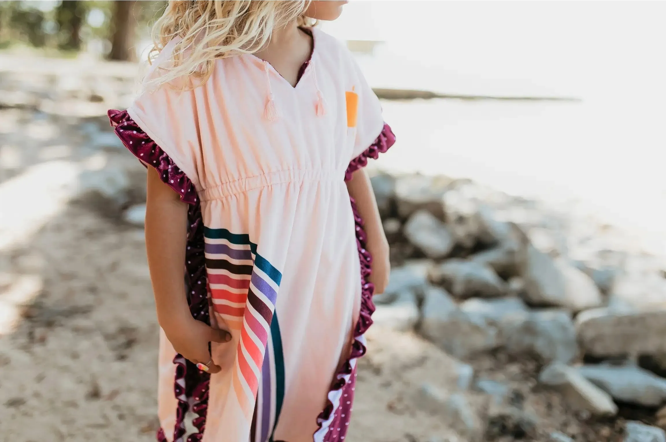 Rainbow Swim Cover Up