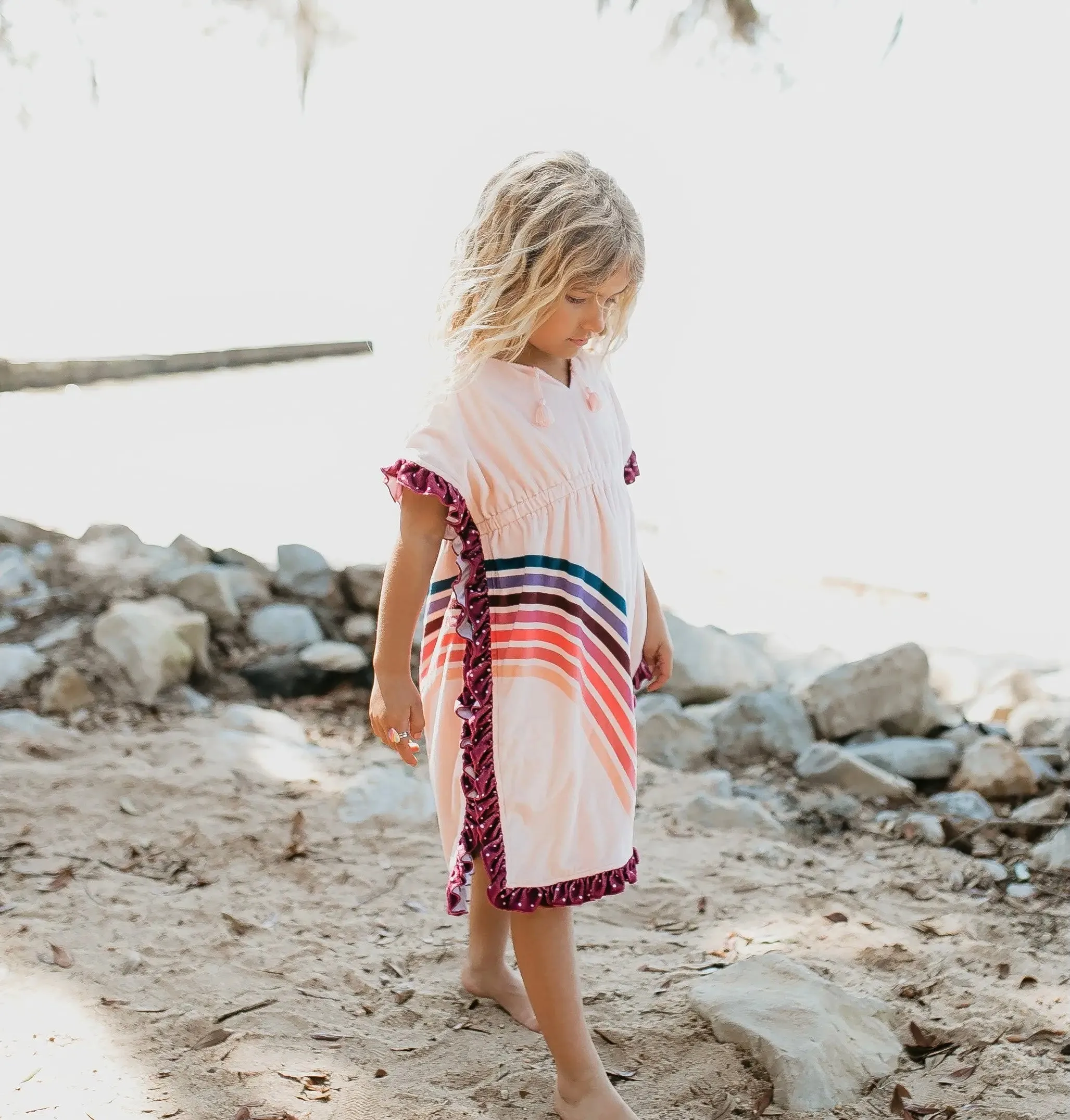 Rainbow Swim Cover Up