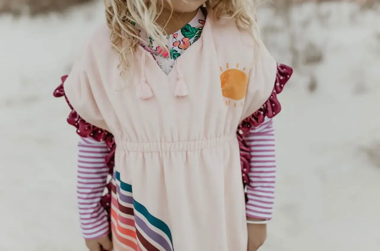 Rainbow Swim Cover Up