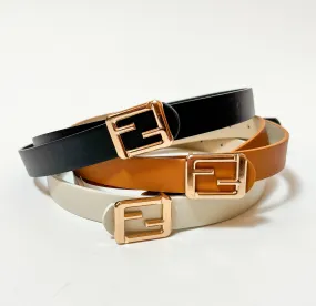 Rectangle Buckle Belt