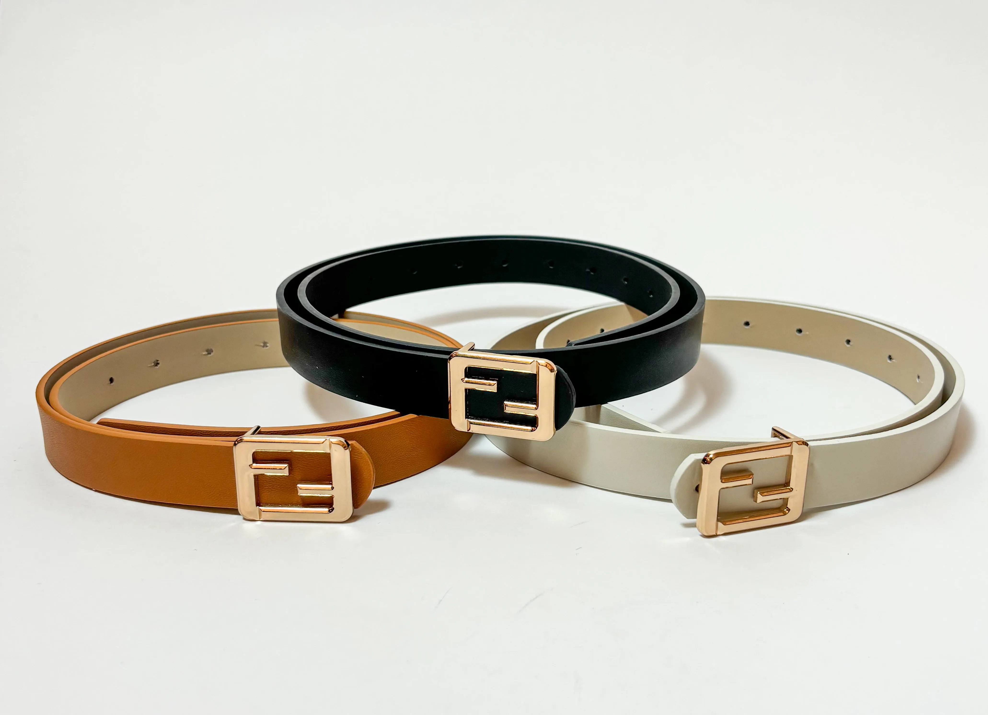 Rectangle Buckle Belt