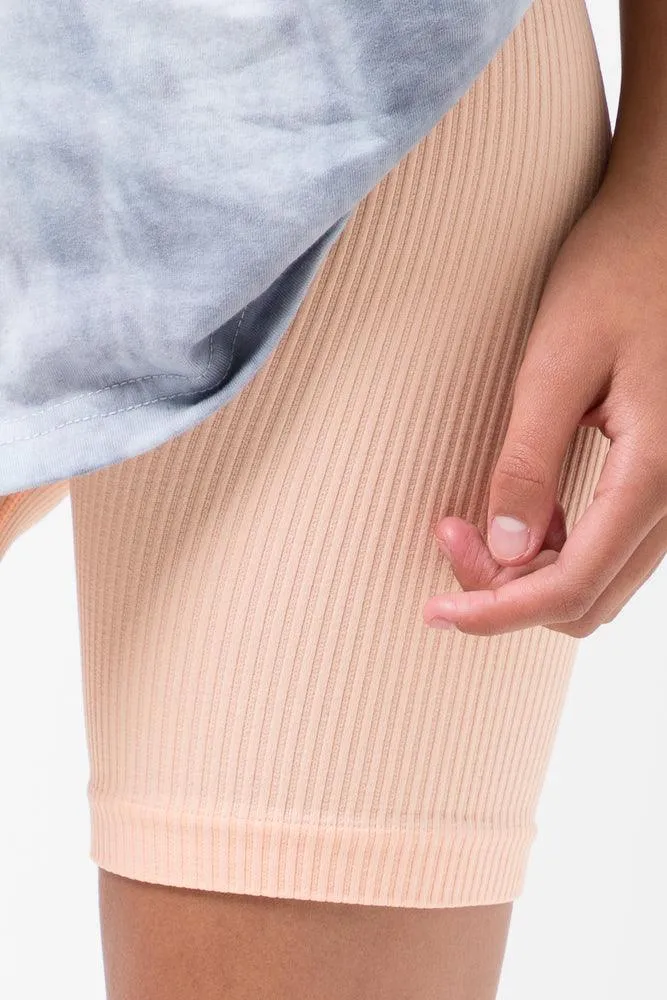 Seamless Cycle Shorts Peach