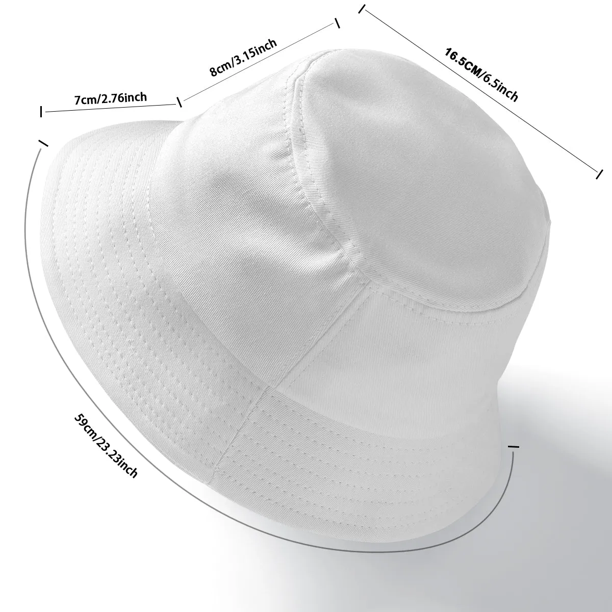 Sixty Eight 93 Logo White Chocolate Bucket Hat