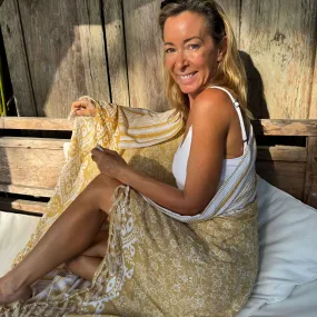 Summer Bone Beach Sarong