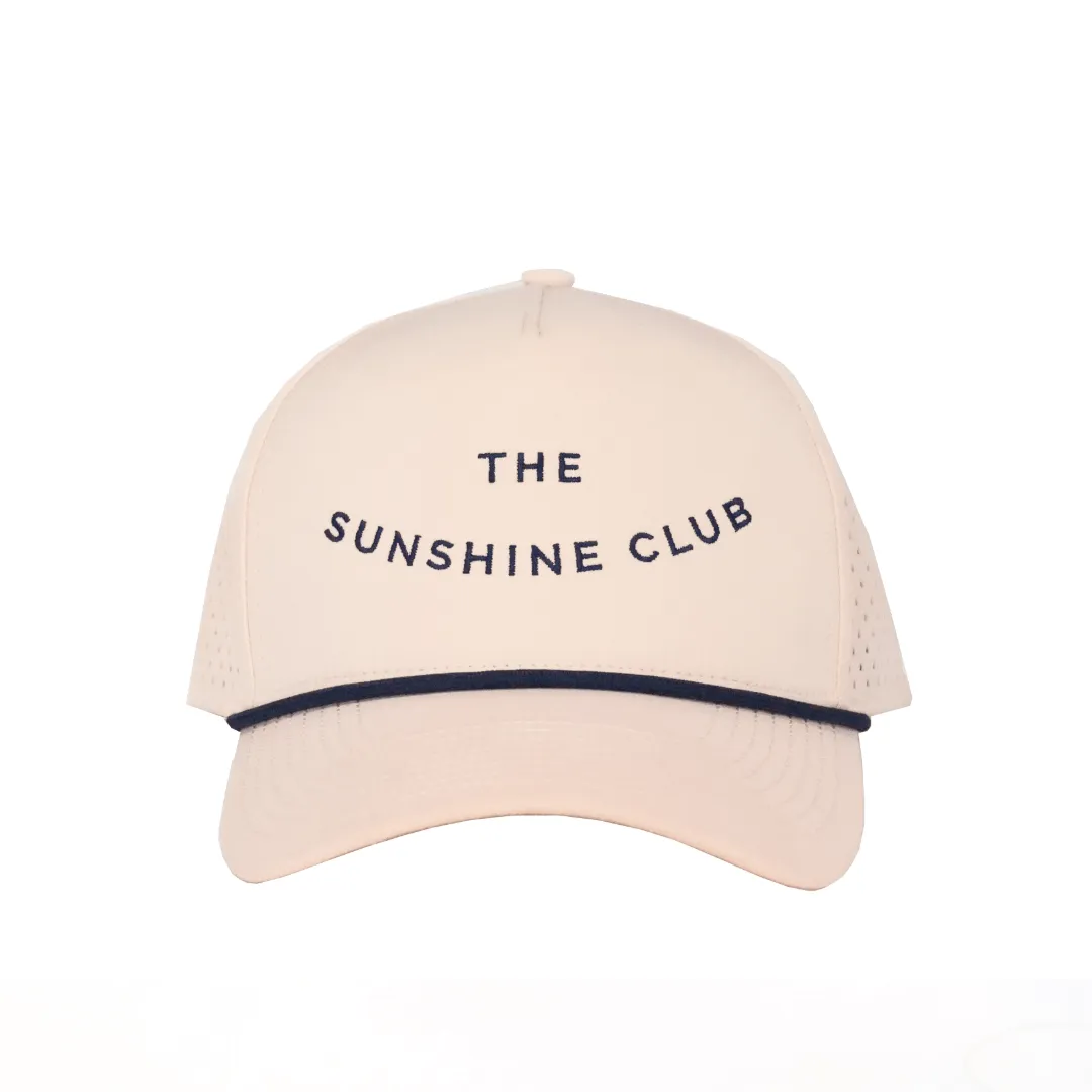 Sunshine Club Embroidered Golf Hat
