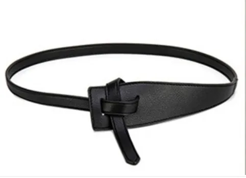 Tie Faux Leather Belt