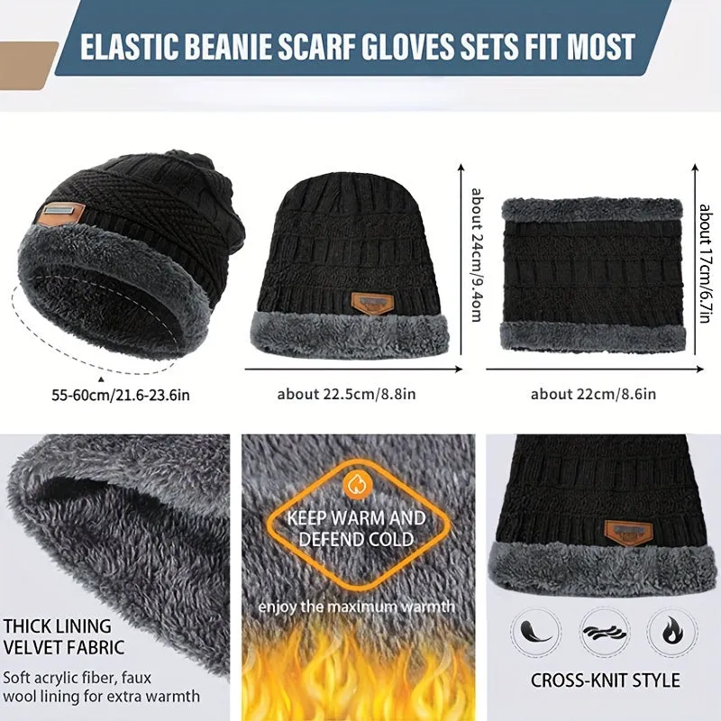 Ultimate Winter Warmth: Superhero-Themed Beanie & Scarf Set - Breathable, Stretch-Fit, Knit Ear Protector for Outdoor Fun