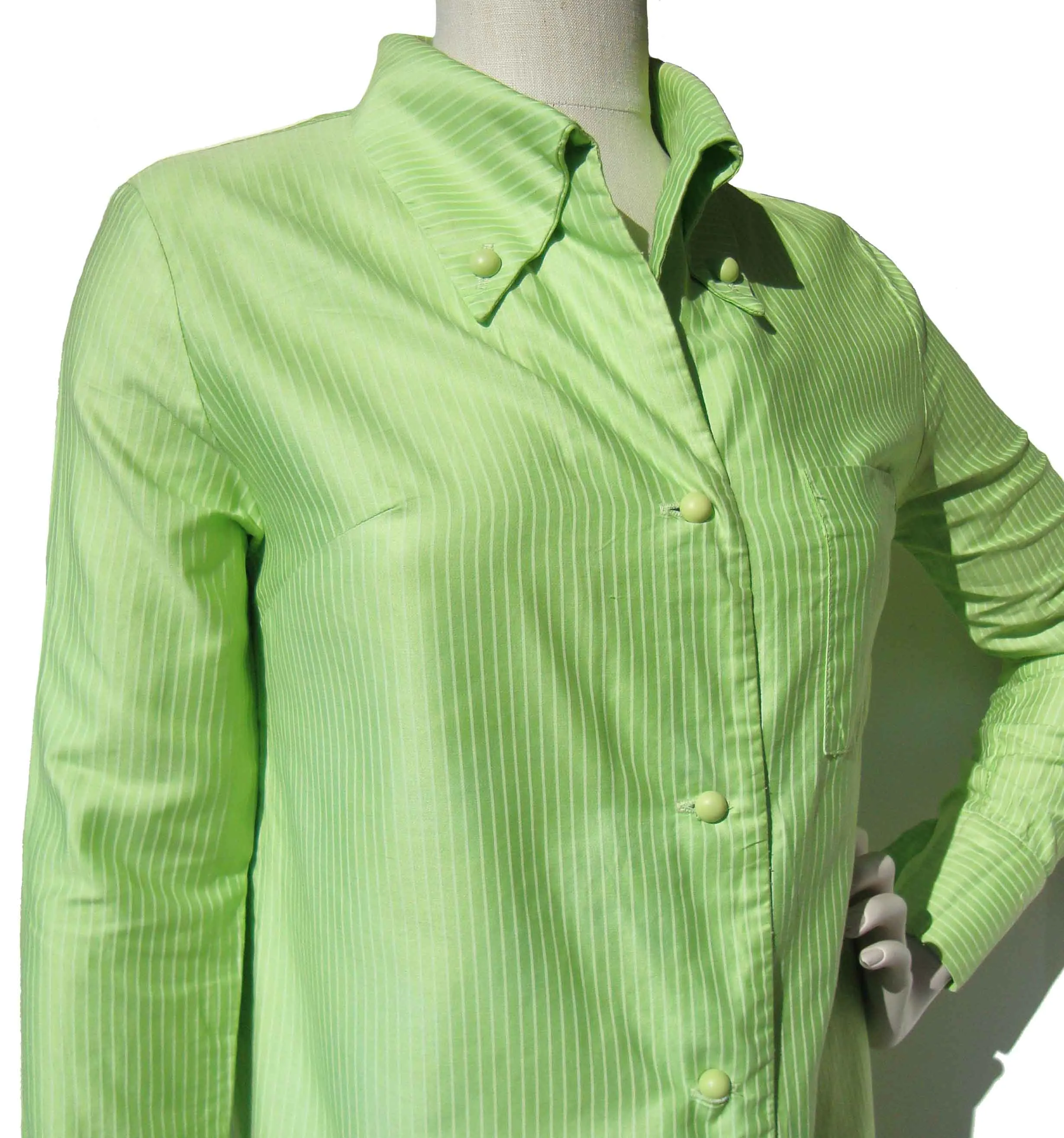 Vintage 60s Shirt Dress Beach Cover Up Cole of California M