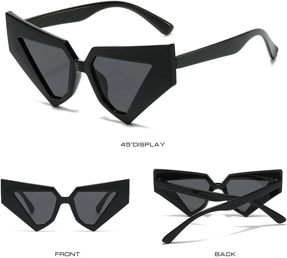 Vintage Black Cat Eye Sunglasses Women Fashion Luxury Sun Glasses Female Retro Personalized Eyewear UV400