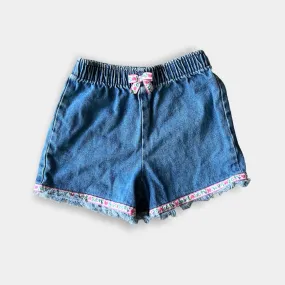 Vintage Blue Jean Ribbon Shorts 6