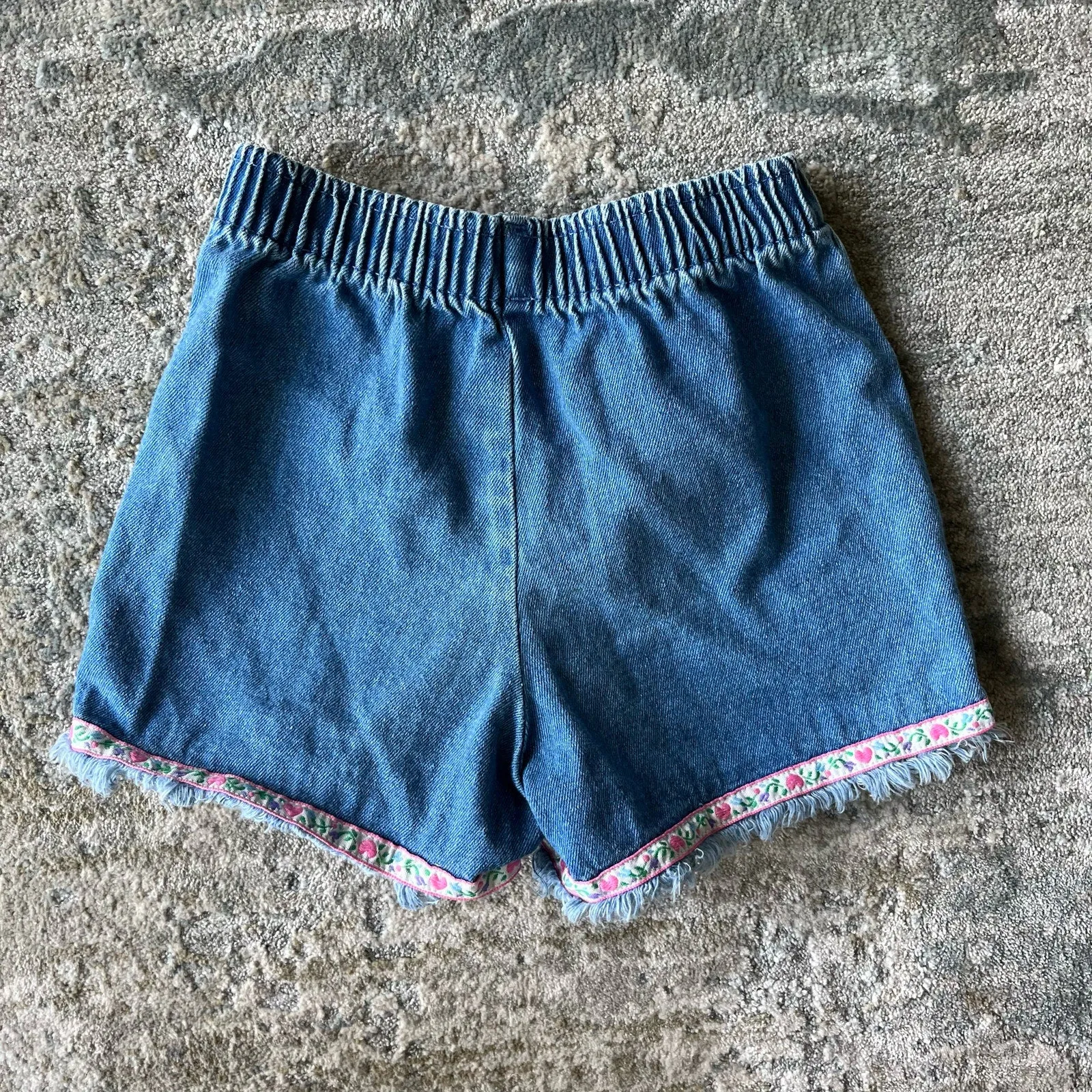 Vintage Blue Jean Ribbon Shorts 6