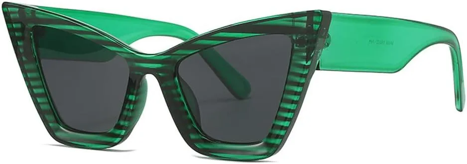 Vintage Cat Eye Sunglasses for Men Women Fashion Colourful Shades Eyewear Female Popular Sun Glasses UV400