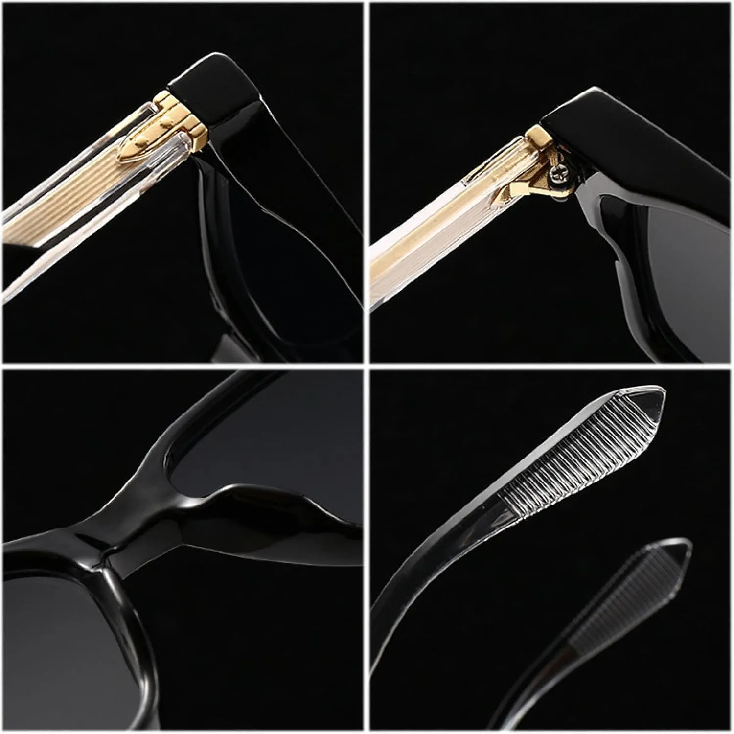 Vintage Women Luxury Sunglasses Fashion Rivets Blue Green Shades Uv400 Men